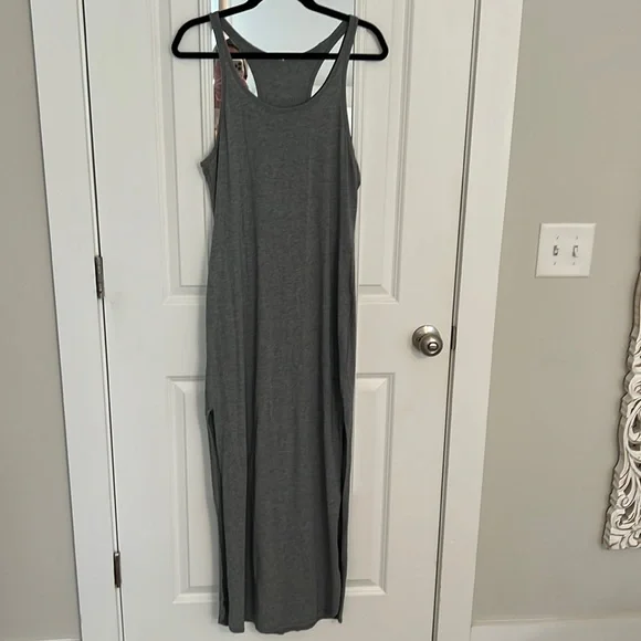 women's smocked maxi dresses Marine Layer Women's Darcy Poplin Smocked Dress, Large, Navy Stripe